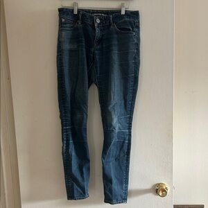 Express Dark Wash Skinny Jeans
